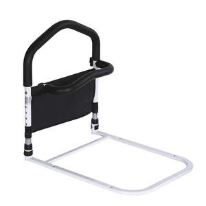 Disabled Handicap Elderly Seniors Safety Width <b>Motion</b> <b>Light</b> Storage Pocket Height Adjustable Bed Guard Rail - Product Image 1