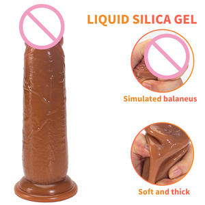 Prix d'usine Jouets sexuels pour femmes Masturbation Grand Godemichet Souple Étanche Écologique Jouet pour adultes Pénis artificiel - Product Image 5