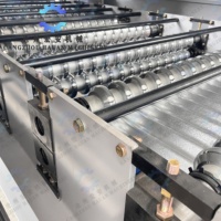 Línea de Paneles de Techo Metálicos Corrugados de Una Sola Capa con Protectores, Directo de Fábrica, Alta Capacidad
