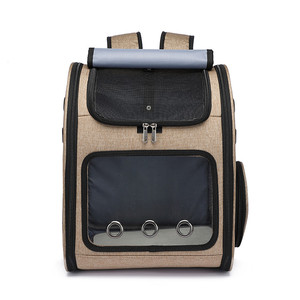 Sac de chat respirant sac à dos pour animaux de compagnie à l'extérieur Portable Transparent espace Capsule sac à dos sac de transport pour animaux de compagnie - Product Image 2