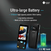 JR 957 PDA Barcode Genggam Bersertifikasi CE FCC RoHS Android 13.0 Pemindai Barcode Terminal NFC untuk Persediaan Medis & Inventaris Obat
