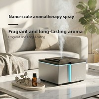 Nouvelle Machine d'Aromathérapie Ultrasonique 2026, Grande Capacité 500ml, Humidificateur Domestique avec Télécommande et Minuteur, Diffuseur pour Chambre et Hôtel