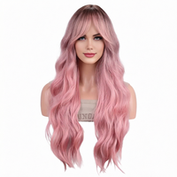 Perruque Bandeau Synthétique Blonde Ondulée Effet Corps avec Fibre Haute Température pour Femmes SM8008 - Prix de Gros