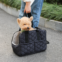 Sac à dos de transport pour animaux de compagnie respirant et matelassé, pliable, pour petits chiens jusqu'à 8 kg