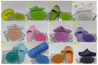 Granulés de composé EVA de haute qualité YOG1165P 382C, grade de moulage par injection haute résistance pour pantoufles, baskets et tapis de yoga