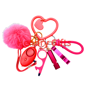 Bán Buôn Nguồn Cung Cấp Trái Tim Vòng Tay An Toàn Cá Nhân Phụ Kiện Tự Vệ Móc Chìa Khóa Công Cụ Bảo Vệ Tự Vệ Nguồn Cung Cấp - Product Image 5