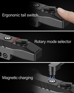 Chiến thuật đèn pin màu xanh lá cây laser 940nm IR Illuminator Đèn pin IR Laser 4 trong 1 combo, cấu hình thấp có thể sạc lại ánh sáng - Product Image 5