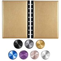 Nouveau CNC coloré planificateur B5 extenseur anneaux métal disque champignon A5/A6 couverture rigide école et bureau organisateur avec emballage de boîte-cadeau