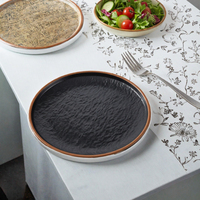 Assiettes et plateaux de service Japandi en mélamine écologiques, non toxiques, durables, robustes et lavables au lave-vaisselle pour restaurants et fêtes (vente en gros)