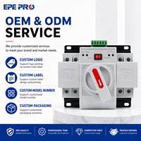 Commutateur de transfert automatique double alimentation 63A ATS 2P AC 220V EPEPRO pour générateur domestique et alimentation de secours