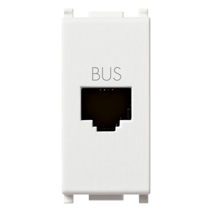Presa RJ11 Bianca BUS Altezza 5,3 cm Lunghezza 5,1 cm Larghezza 2,8 cm Connessione Bus - Product Image 1