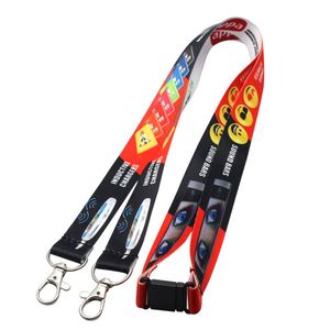 Manufacturers China Custom Design Your Own Heat Transfer Neck Strap Dye Sublimation Printed Ribbon <b>Lanyard</b> - Product Image 1