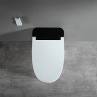 Kloset Bidet Otomatis Pintar dengan Sistem Siram Otomatis, Layar LED, Remote Control, Konstruksi Keramik S-Trap