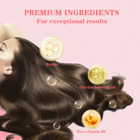 Label pribadi Vitamin B5 perawatan rambut cepat pertumbuhan pertumbuhan kembali Serum Minyak Biotin Keratin untuk pertumbuhan rambut