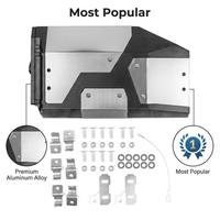 Boîte à outils en aluminium pour moto, boîte latérale de rangement, étui utilitaire pour CFMOTO 800MT, sacoche arrière, boîte de transport, noir argent