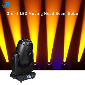 Éclairage DJ 200w Moving Head Light Lyre LED Professionnelle Gobo Prisme <span class=keywords><strong>Disco</strong></span> 200W 3en1 LED BSW Lumière Hybride - Product Image 2