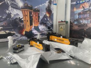 SOOSAN SQ20 Disjoncteurs hydrauliques Type de boîte Excavatrice Accessoires à grande échelle Garantie 1 an Pièces de rechange gratuites, y compris ciseau - Product Image 4