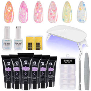 Venta al por mayor 30ml 24 <span class=keywords><strong>colores</strong></span> mano no pegajosa sólido Poly Gel extensión <span class=keywords><strong>de</strong></span> <span class=keywords><strong>uñas</strong></span> Set <span class=keywords><strong>para</strong></span> principiantes Kit <span class=keywords><strong>de</strong></span> inicio - Product Image 1