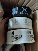 Ruban adhésif OPP/BOPP personnalisé avec logo imprimé pour emballage fragile, rouleau jumbo, fournisseurs de marque