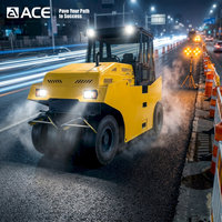 ACE ATL2030H Compacteur routier hydraulique pneumatique 20-30 tonnes à pneus en caoutchouc pour la construction routière et l'asphalte, avec moteur et pompe