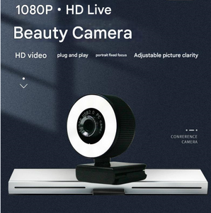 Webcam multifonctionnelle 1080P |   Lumière de beauté + réduction du bruit, pour les appels vidéo et les réunions - Product Image 2