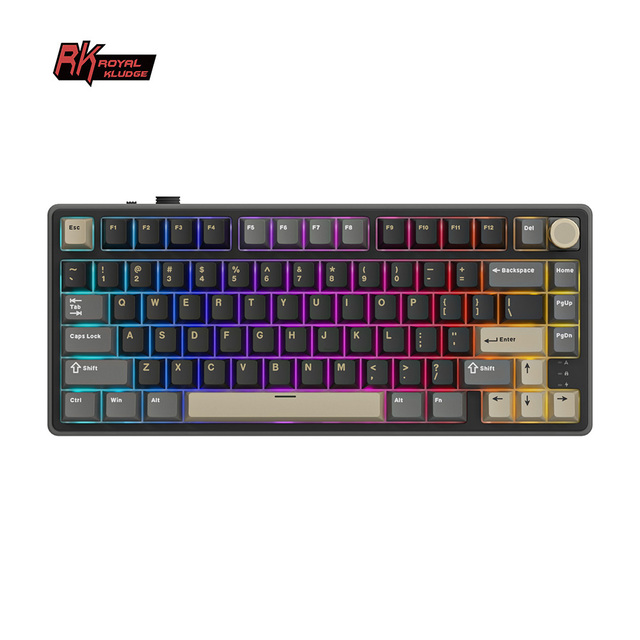 Royal Kludge RK R75Pro the third mock examination Mechanical Keyboard Wireless Bluetooth Wired RGB Customization