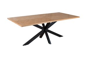 Modern <b>Solid</b> <b>Wood</b> Rectangular Dining <b>Table</b> Natural Finish Large Dining <b>Table</b> for Kitchen Dining Room Restaurant Hotel Furniture - Product Image 2