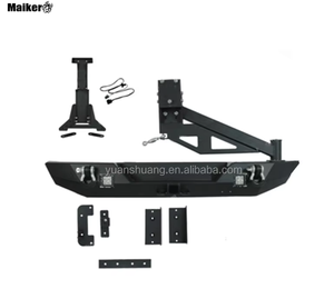 Parachoques trasero con llanta de repuesto soporte para <span class=keywords><strong>Jeep</strong></span> Wrangler JK 07-17 4x4 maiker fabricante - Product Image 2