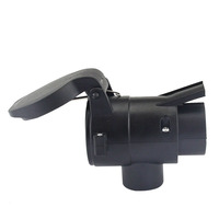 Adaptateur de prise de remorque 7 à 13 broches 12V adaptateur de prise de remorque de voiture convertisseur connecteur de remorquage de barre de remorquage de caravane pour voiture