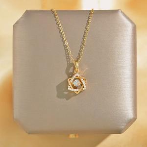 Collar con colgante de joyería de moda, venta al por mayor, acero inoxidable, número 520 romántico, cadena con colgante de corazón, regalo de San Valentín - Product Image 5