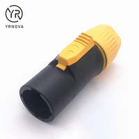 IP65 Wasserdichter LED-Lautsprecher-Netzteil anschluss 3-poliges Gehäuse mit 250-V-Wechselstromstecker Buchse Kupfer ABS/Nylon