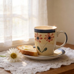 Fábrica <span class=keywords><strong>de</strong></span> Tazas <span class=keywords><strong>de</strong></span> Café <span class=keywords><strong>de</strong></span> Cerámica / Tazas Azules al por Mayor <span class=keywords><strong>de</strong></span> Shandong / Marca HARVIT - Product Image 2