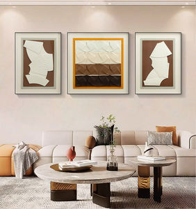 Conceptions modernes personnalisées de haute qualité 3d mur art canapé fond sculpture sur <span class=keywords><strong>bois</strong></span> art ligne peinture <span class=keywords><strong>triptyque</strong></span> - Product Image 2
