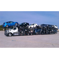 Camion de transport de voitures, semi-remorque pour le transport de voitures, semi-remorque à 3 essieux, petit transporteur de voitures, remorque pour le transport de voitures à vendre