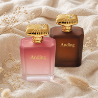 Flacons de parfum vides 100 ml, design moderne, élégant et exclusif, qualité supérieure, faible MOQ, fabricant Anding.