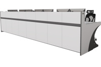 Consolas de Monitoreo de Seguridad Modernas JCCX-5 de Tamaño Personalizado, Muebles Comerciales, Escritorio para Computadora para Centro de Comando, Ecológico