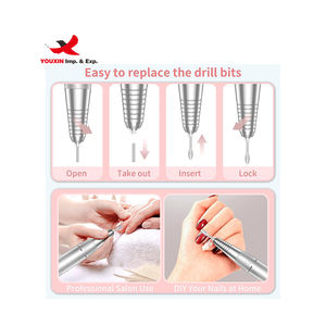 Ensemble d'outils électriques multifonctionnels personnalisés de haute qualité pour manucure, perceuse à ongles, sortie multicolore pour lime à ongles électrique - Product Image 6