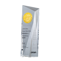 Prix des activités créatives personnalisées Trophée de cristal Ventes Personnel exceptionnel Médaille des récompenses annuelles Trophées et médailles transparents