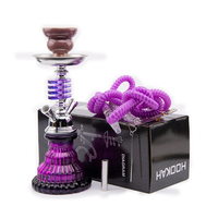 Chicha Narguilé Arabe Ensemble Quatre Couches Petit Simple Double Tuyau Accessoires Acryliques Flexible de Chicha
