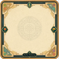 Tapis de mahjong imprimé à motifs multiples, tapis de table antidérapant en tissu pour le jeu de mahjong américain
