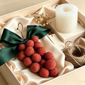 Lychee Shape Silicone <b>Mold</b> For Essential Oil Soap Making Customizable DIY <b>Candle</b> Kit - Product Image 1