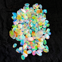Ópalos Naturales Sueltos con Corte Rosa, Formas Mixtas, Pulidos, Opalescentes, BU GEMS Etiopía, con Juego de Color/Fuego para Joyería