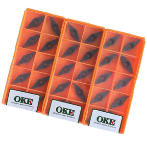 Plaquettes de coupe CNC VBMT160404-OTM OP1315, outils de tournage en carbure HSS pour tour de marque, PVD/PCD/CVD, forme rhombique, HRC83 - Product Image 1