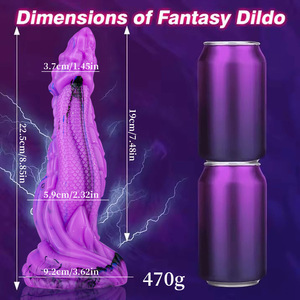 Dildo de Silicona Suave para Adultos con Característica Impermeable, Tentáculos de Pulpo de Colores Mezclados, Tapón Anal para Mujeres, Talla L - Product Image 2