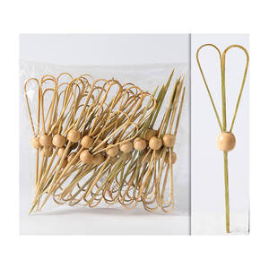 Stuzzicadenti in bambù usa e getta ecologici, spiedini in legno per taglieri <span class=keywords><strong>di</strong></span> salumi, eleganti stuzzicadenti per feste - Product Image 5