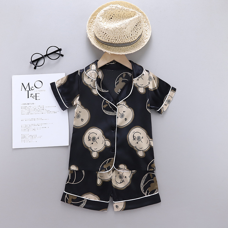Wholesale Summer Children Pajamas Set Short