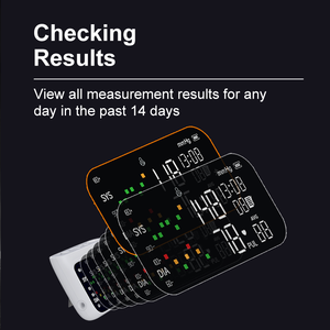 맞춤형 전자동 팔 혈압계 OEM 혈압계 대형 LED 화면 진동식 - Product Image 4