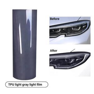 Película de lámpara de Faro de TPU negra a prueba de infrarrojos a prueba de agua 0,3*15M rollo MOQ <span class=keywords><strong>1</strong></span> rollo pegatina para carrocería de coche - Product Image 4