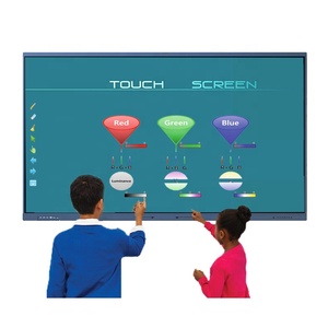 Tableau blanc interactif de 75 pouces, directement de l'usine, avec 32 Go de mémoire, 4 Go de RAM, écran tactile <span class=keywords><strong>LED</strong></span> Promethean, panneau plat, stylos magnétiques intelligents - Product Image 1