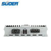 Amplificateur audio de voiture Suoer 1500W classe D avec canal mono, pièces pour caisson de basses de voiture, y compris les filtres de fréquence